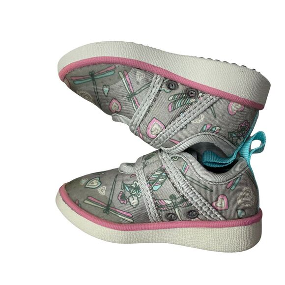 Bogs Shoes Dragonfly Puddles Unisex Kids Kicker Strap 72537K-066 Gray Slip On 4 - Picture 2 of 16